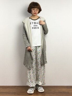 「Ravijour（ラヴィジュール）のアイテム」を使った、チョコビさん（レディース・154cm）の春コーディネート