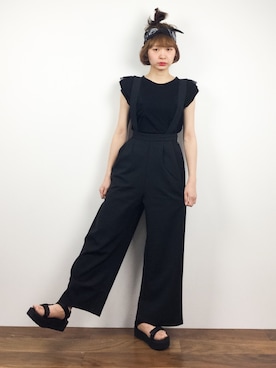 「Teva（テバ）のTeva/テヴァ・テバ/FLATFORM UNIVERSAL（サンダル）」を使った、チョコビさん（レディース・154cm）の春コーディネート