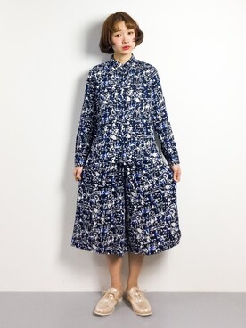「Bou Jeloud（ブージュルード）のアイテム（スニーカー）」を使った、チョコビさん（レディース・154cm）の春コーディネート