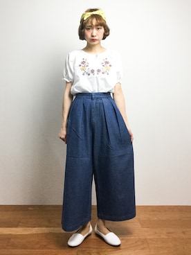 「SPROUT（スプラウト）のアイテム」を使った、チョコビさん（レディース・154cm）の春コーディネート