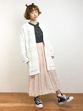 「Factor=（ファクターイコール）のアイテム（ジャケット/アウター）」を使った、チョコビさん（レディース・154cm）の春コーディネート