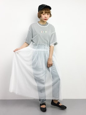 「Rock Spring（ロックスプリング）のアイテム」を使った、チョコビさん（レディース・154cm）の春コーディネート