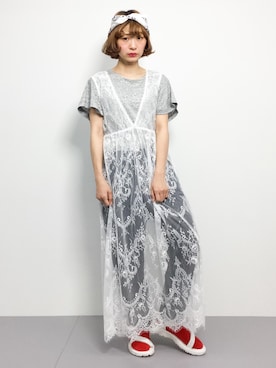 「L.H.P（エルエイチピー）のアイテム（ワンピース/ドレス）」を使った、チョコビさん（レディース・154cm）の春コーディネート
