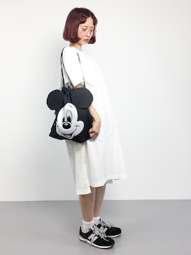 E Hyphen World Gallery イーハイフンワールドギャラリー の ミッキーマウスサック バックパック リュック Wear