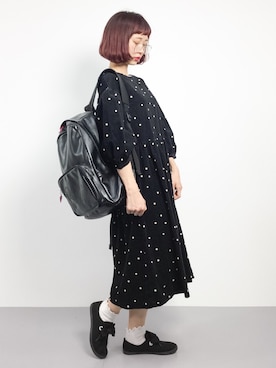 「Barbie（バービー）のアイテム（バッグ）」を使った、チョコビさん（レディース・154cm）の夏コーディネート