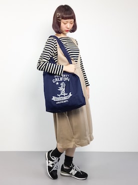 「PROJECT SR'ES（プロジェクトエスアールエス）のアイテム」を使った、チョコビさん（レディース・154cm）の夏コーディネート