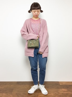 「青文字系」｜チョコビさん（レディース・154cm）の秋コーディネート