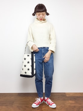 「青文字系」｜チョコビさん（レディース・154cm）の秋コーディネート