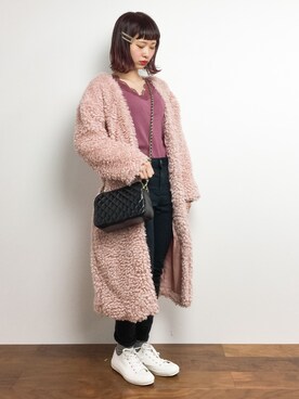 「WC（ダブル シー）のアイテム（ジャケット/アウター）」を使った、チョコビさん（レディース・154cm）の秋コーディネート