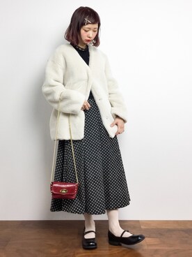 「Another Edition（アナザーエディション）のアイテム（その他アウター）」を使った、チョコビさん（レディース・154cm）の秋コーディネート