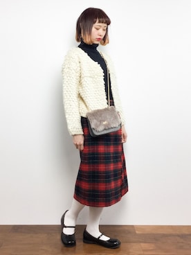 「青文字系」｜チョコビさん（レディース・154cm）の秋コーディネート