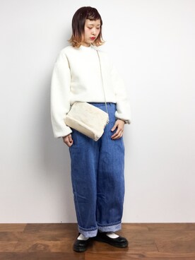 「青文字系」｜チョコビさん（レディース・154cm）の秋コーディネート