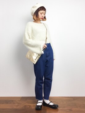 「Riletto（リレット）のアイテム」を使った、チョコビさん（レディース・154cm）の秋コーディネート