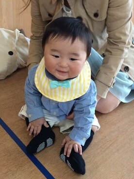 「おめかしコーデ」｜SO-TAさん（キッズ・70cm）の春コーディネート