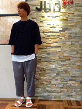 BABAさん（メンズ・177cm）の夏コーディネート