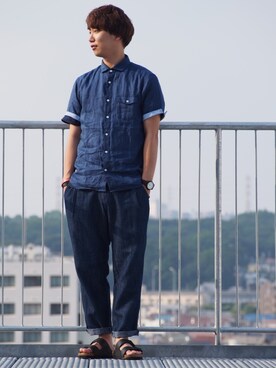 BABAさん（メンズ・177cm）の夏コーディネート