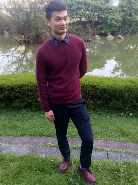 「Rock Steady（ロックステディ）のアイテム」を使った、ZengYingさん（メンズ・181cm）の春コーディネート