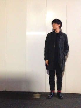 「knitchy（ニッチー）のアイテム」を使った、elieさん（メンズ・172cm）の秋コーディネート