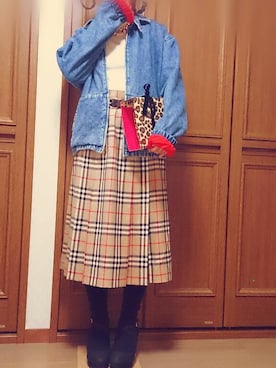 「Ralph Lauren」｜「アイテム（ハンチング/ベレー帽）」を使った、乙女部。さん（レディース・155cm）の春コーディネート