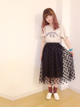 ひーさん（レディース・155cm）の夏コーディネート