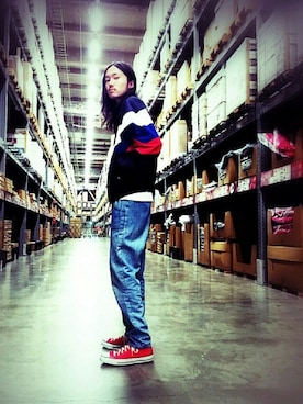 「UNITED ARROWS & SONS（ユナイテッドアローズアンドサンズ）のアイテム（その他アウター）」を使った、egさん（メンズ・178cm）の春コーディネート