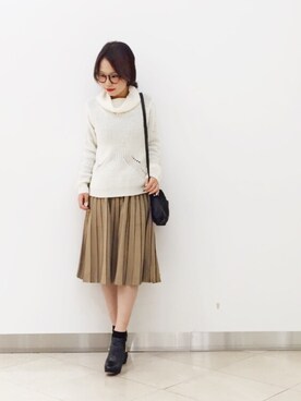 nozomiさん（レディース・154cm）の冬コーディネート