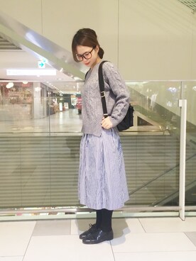 nozomiさん（レディース・154cm）の冬コーディネート