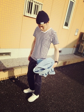 naoyaさん（メンズ・173cm）の春コーディネート