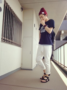 naoyaさん（メンズ・173cm）の夏コーディネート