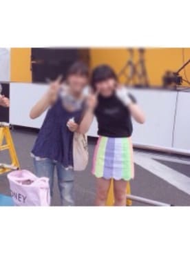 「高橋愛ちゃんポーズ」｜あやか ♡さん（レディース・152cm）の秋コーディネート