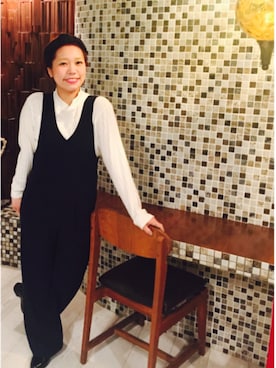 「A part by（アパートバイ）のアイテム（オールインワン・サロペット）」を使った、Hiroさん（レディース・161cm）の秋コーディネート