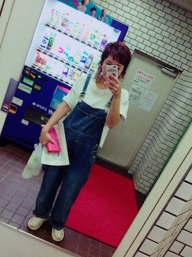 「白トップス」｜Hiroさん（レディース・161cm・20代）の夏コーディネート