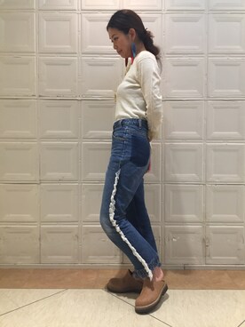 「Ray BEAMS（レイビームス）の◇Vernacolo / ビブラムソール サボ（サンダル）」を使った、wakoさん（レディース・168cm）の秋コーディネート