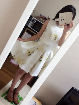 Snidel スナイデル の Usagi Online限定 ビジュー付きボリュームワンピース ワンピース ドレス Wear