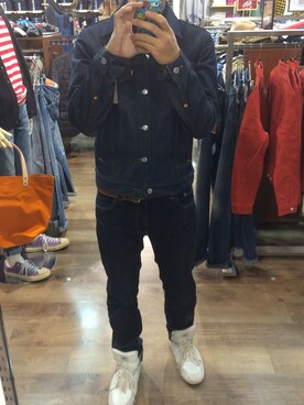 「TOMMY（トミー）のアイテム（スニーカー）」を使った、しば。さん（メンズ・176cm）の秋コーディネート