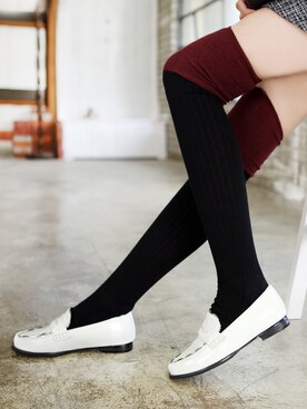 「 SOVOMALL」｜「アイテム（その他シューズ）」を使った、SOVOMALLさん（レディース・165cm）の冬コーディネート
