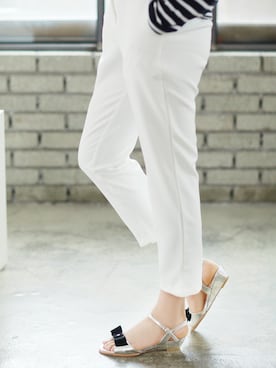 「 サンダル」｜SOVOMALLさん（レディース・165cm）の春コーディネート
