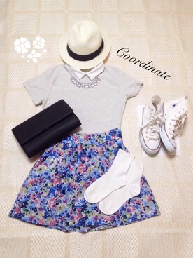 hachiさん（レディース・154cm）の夏コーディネート