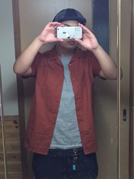 「EDWIN（エドウィン）のアイテム（帽子）」を使った、takashiさん（メンズ・167cm）の秋コーディネート