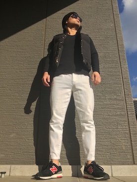 「SUGAR CANE（シュガーケーン）のアイテム（その他アウター）」を使った、☆さん（メンズ・166cm）の秋コーディネート