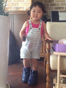 「notsobig（ノットソービッグ）のアイテム」を使った、tayuuuさん（キッズ・90cm）の夏コーディネート