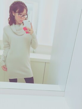 「SNIDEL（スナイデル）のアイテム（財布/小物）」を使った、mztniさん（レディース・153cm）の冬コーディネート