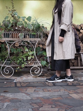 「EMODA（エモダ）のアイテム（ストール/ショール）」を使った、芙美香さん（レディース・160cm）の冬コーディネート