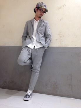チリリンさん(メンズ・172cm)の春コーディネート