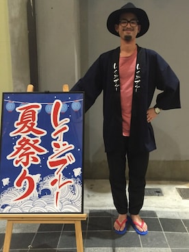 「夏祭り」｜チリリンさん（メンズ・172cm・20代）の夏コーディネート