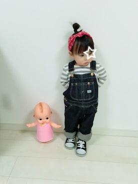 iro-iroさん（キッズ・70cm）の春コーディネート