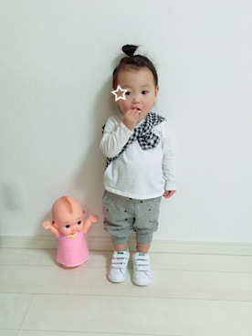 iro-iroさん（キッズ・70cm）の春コーディネート