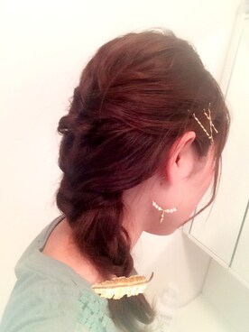 「MU（エムユー）のアイテム（アクセサリー）」を使った、うーなさん（レディース・156cm）の夏コーディネート