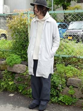 「アイテム（ナイロンジャケット）」を使った、citylightsさん（メンズ・176cm）の春コーディネート