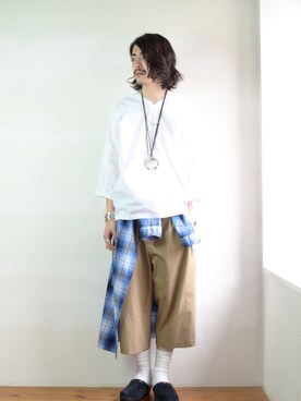「bukht」｜「アイテム（その他アウター）」を使った、citylightsさん（メンズ・176cm）の春コーディネート